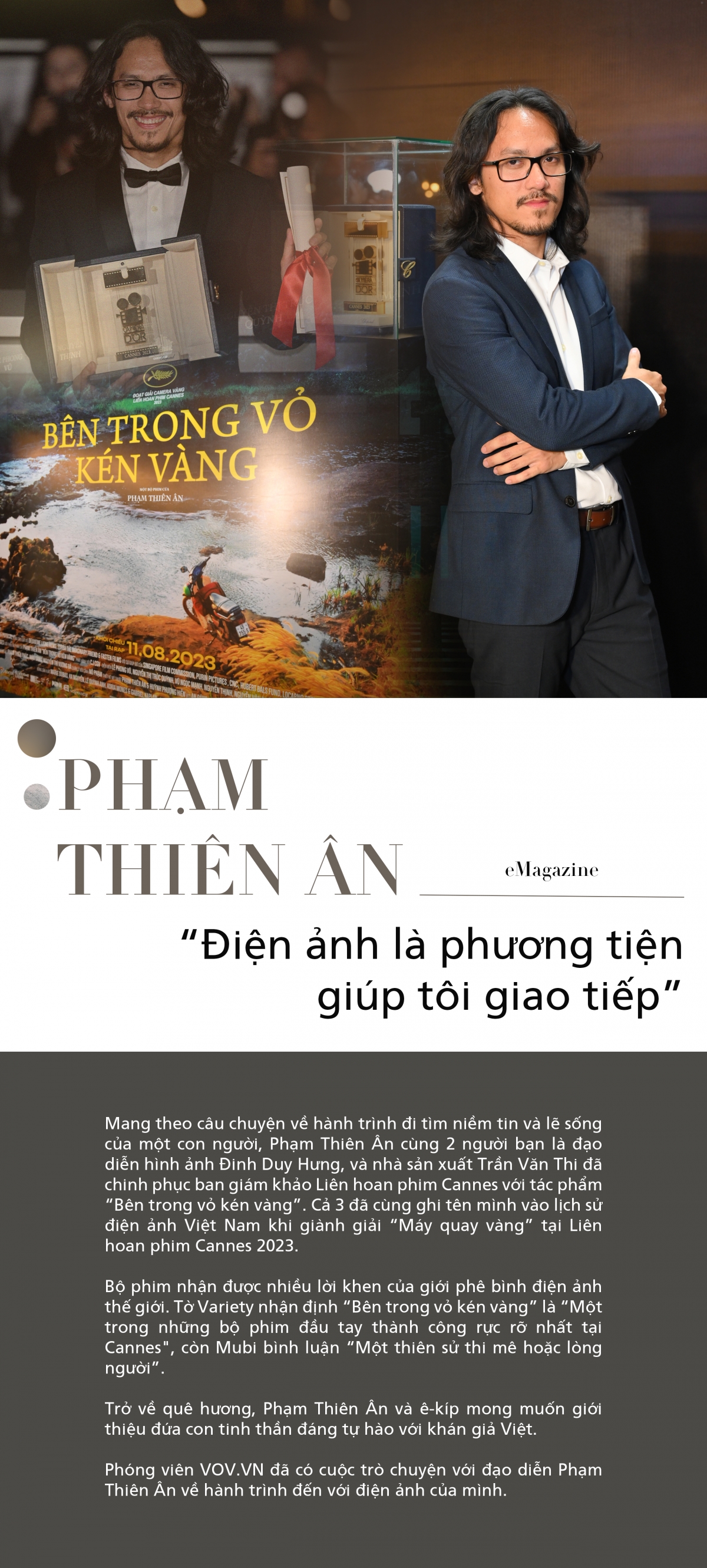 Đạo diễn Phạm Thiên Ân: “Điện ảnh là phương tiện giúp tôi giao tiếp”